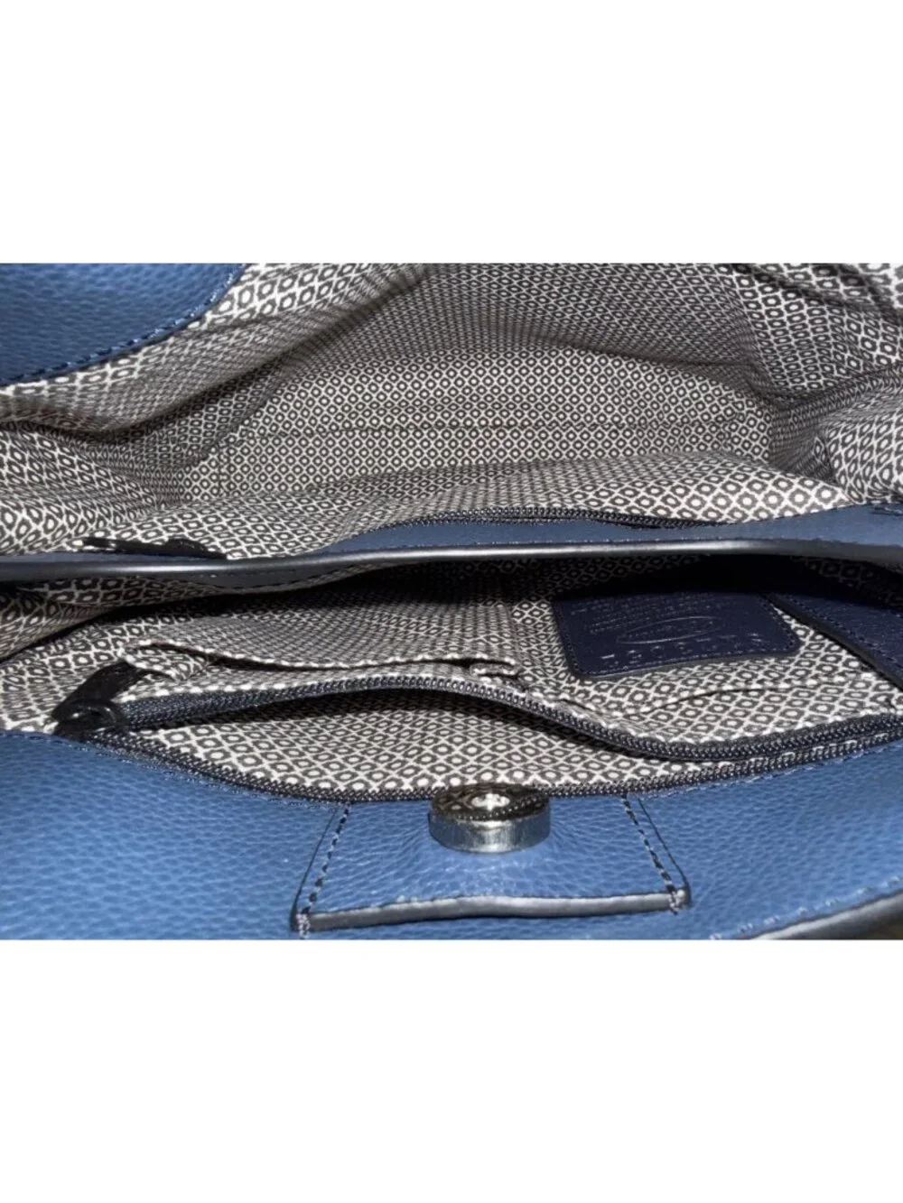 Navy Blue Brighton Georgia Convertible Hobo Bag Purse Tote